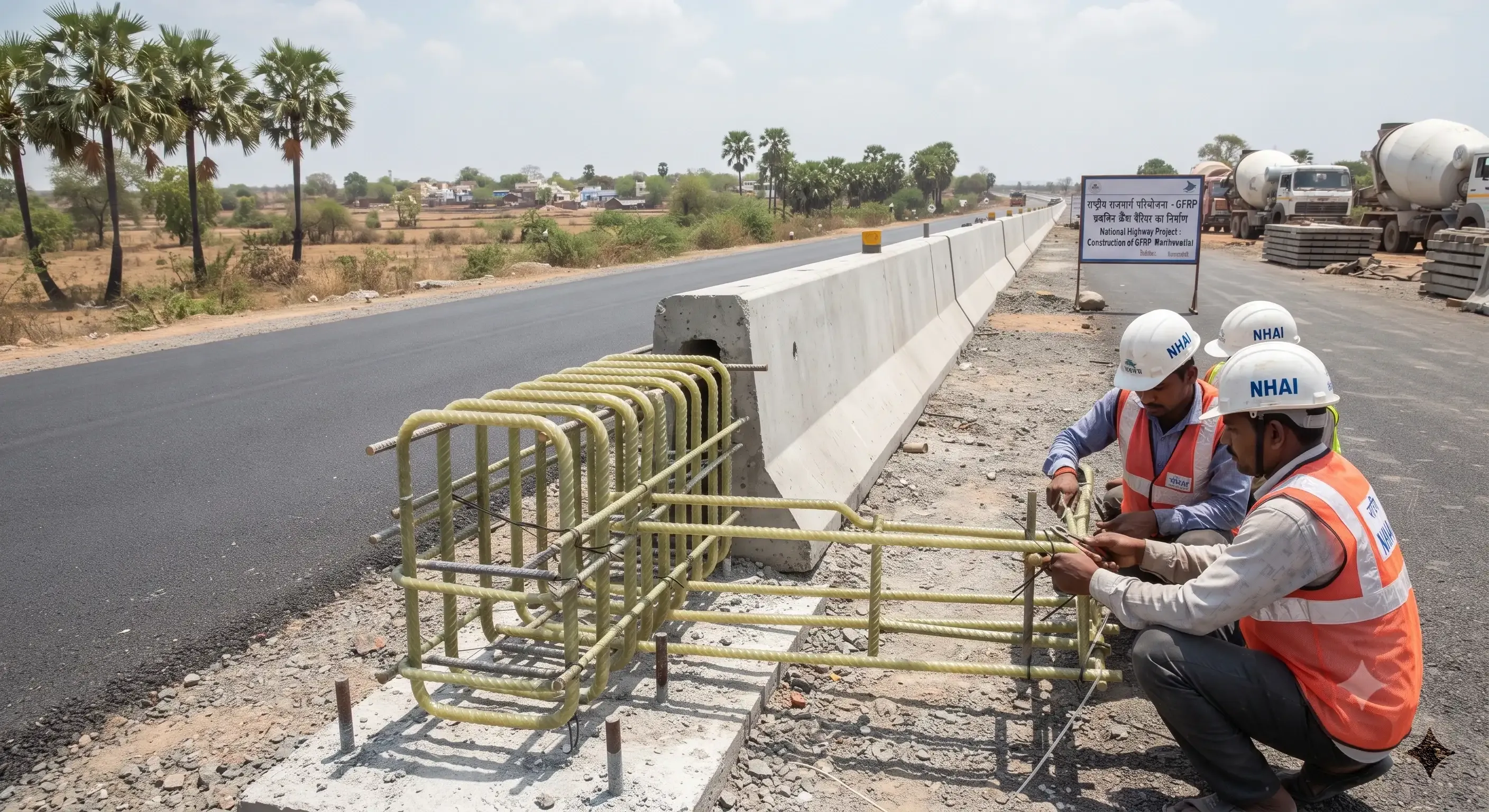 GFRP in Crash Barriers