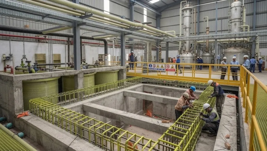 GFRP in Chemical Plants